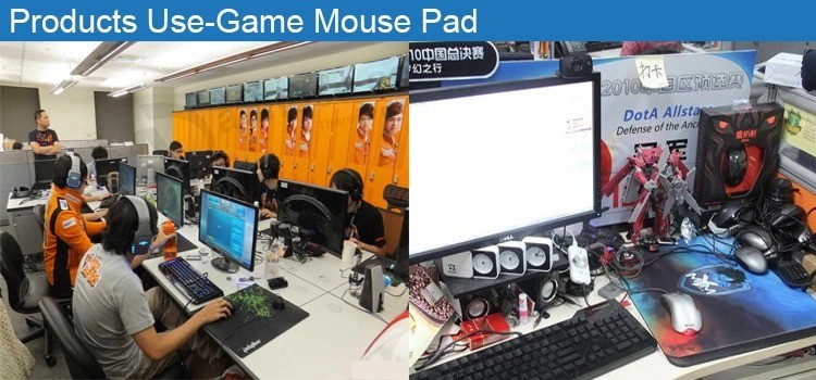 Alfombrilla de ratón para juegos de promoción de accesorios de juego de ordenador de goma personalizada antideslizante extra larga