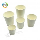 Gobelet en papier jetable imprimé sur mesure 100 % compostable et respectueux de l’environnement