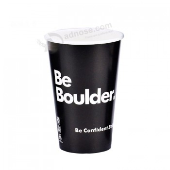 Acepte tazas de café de taza de papel desechables de diseños personalizados