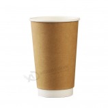 Gobelet en papier PLA jetable biodégradable, compostable, imprimé sur mesure pour le café