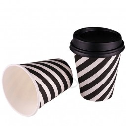 Gobelet en papier jetable pour boisson froide de taille pratique imprimé sur mesure