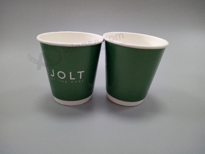 Eco amigável Papel descartável impresso personalizado Café takeaway Hot Cup