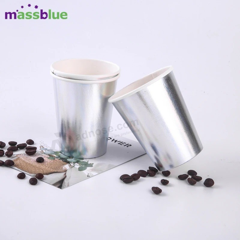 Изготовленные на заказ экологически чистые бумажные кофейные чашки с двойными стенками