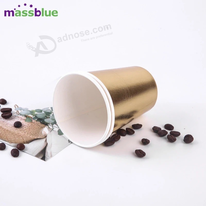Individuell bedruckte umweltfreundliche doppelwandige Kaffeetassen aus Papier