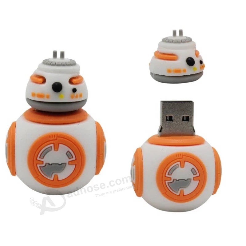 Dischi flash USB personalizzati per cartoni animati in PVC per regalo