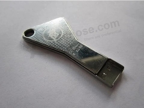 Slim Key USB flash Disk gratuito Fornitura di campione Disponibile (OM-M135)