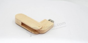aangepaste logo houten USB-stick Pen drive U-schijf