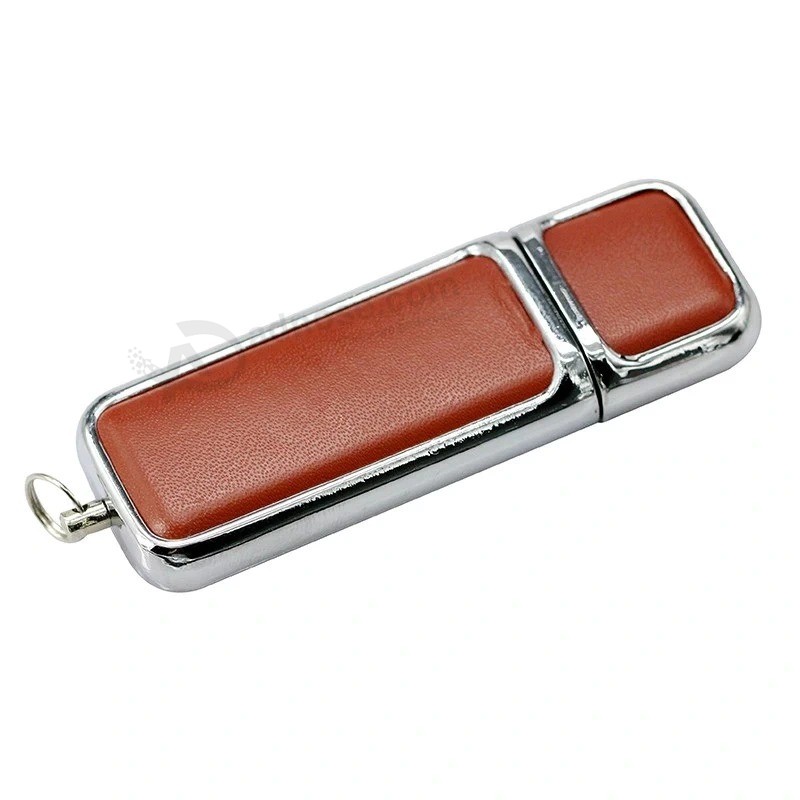 Кожаный U-диск на заказ оптом дешевый кожаный USB-флеш-накопитель