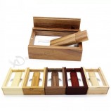 Logo personnalisé Érable Bois Livre Style USB Clé USB 4 Go 8 Go 16 Go 32 Go 64 Go Clé USB 2.0 Disque Flash