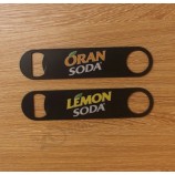 abridor de placa de PVC de acero inoxidable abridor de cerveza creativo destornillador de cerveza multifunción de cocina Se puede personalizar abridor de botellas planas