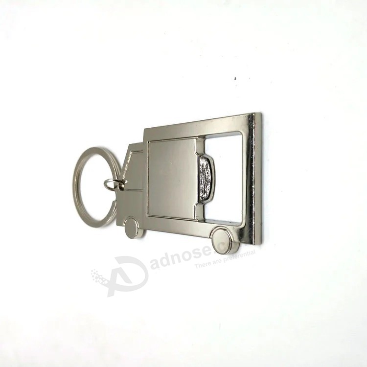 Promotionele klassieke metalen sleutelhanger Aluminium sleutelhanger met logo. Gravure flesopener sleutelhanger