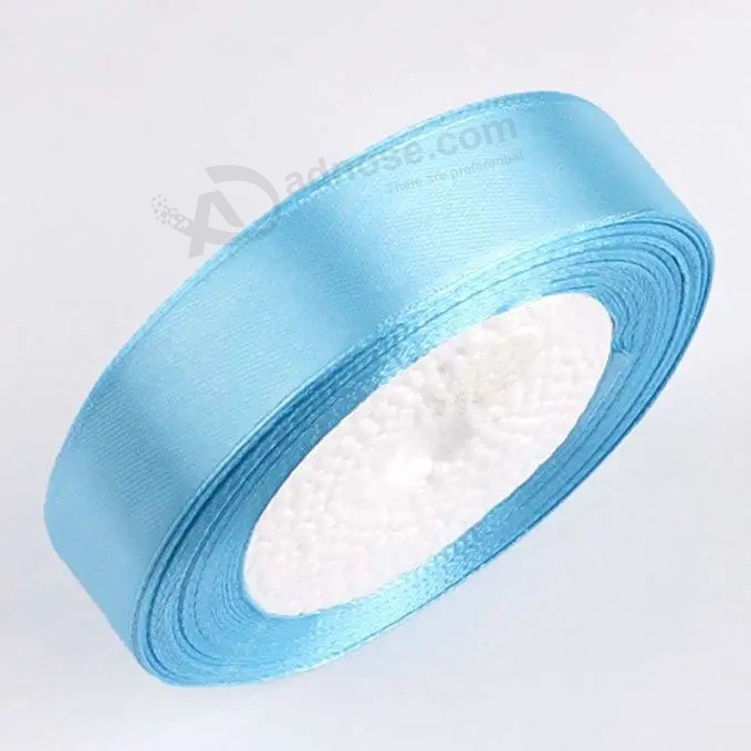 China hochwertiges Satinband, Polyester Satinband Farbe Blau
