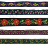 Кружево ручной работы в сельском стиле микроскопическая маленькая этническая лента с цветочным рисунком св