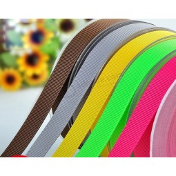 wholesale Nastro stampato in rilievo 100% poliestere grosgrain nastro