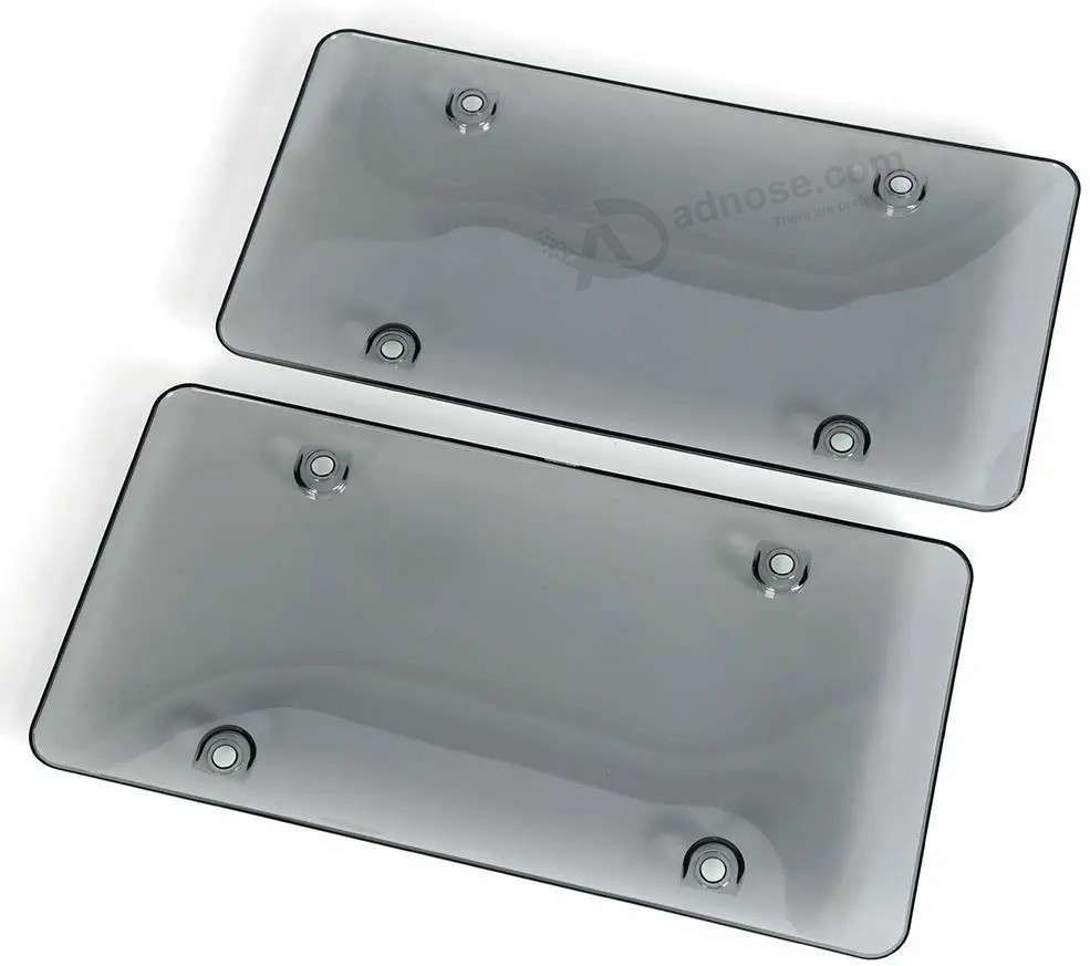 Unbreakable Car license Plates shields 2 Pack