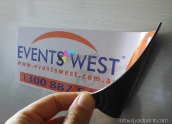 Custom Made Small Die Cut Shape Magnetic Sticker Decal