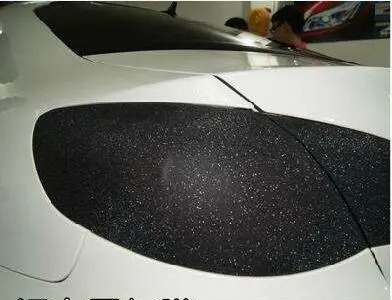 30cm*9m Car headlight Decal PVC material Chameleon light Black Car tint Film