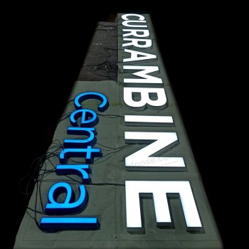 Lettres LED acryliques 3D publicitaires personnalisées pour la signalisation