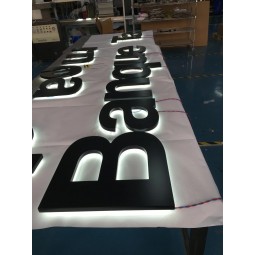 outdoor advertising luminous character backlit letters