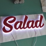 Fabricant d’approvisionnement Formation sous vide rétroéclairé 3D acrylique publicité signalisation lettre logo