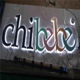 factory professional made 3D advertising letter LED illuminated backlit letters