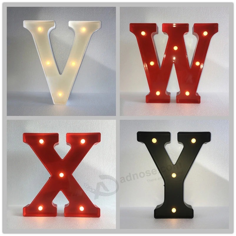 La muestra retroiluminada de acrílico del LED Letters LED enciende la letra para hacer publicidad