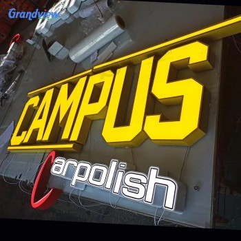 Acrylique LED Publicité Panneaux Imprimés 3D Lettres Lumineuses
