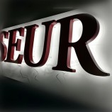 Panneau publicitaire personnalisé 3D LED résine rétroéclairé Channel Letter