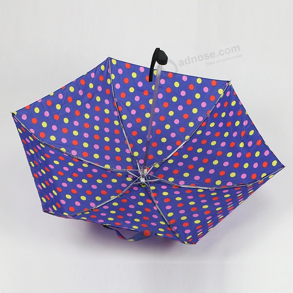 고품질 쉬운 나르는 소녀 3 접히는 우산 승진 우산 광고 우산