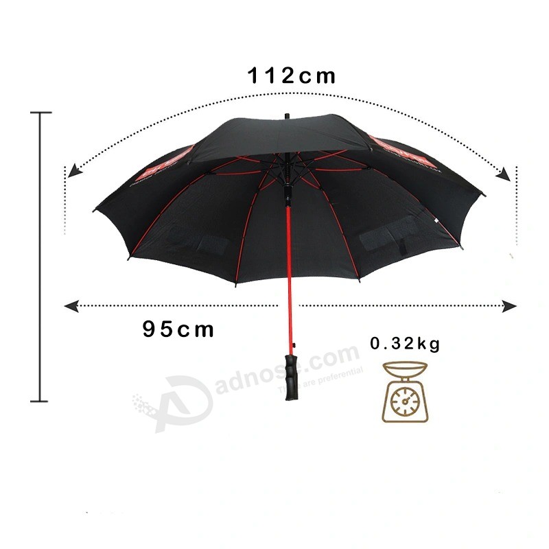 Alta qualidade Preços baixos Anúncio automático Umbrella custom Print logo Advertising Sun straight Umbrella (YZ-19-08)