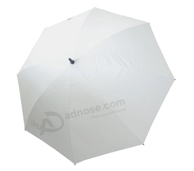 Publicidade golfe guarda-chuva à prova de vento com logotipo para hotel