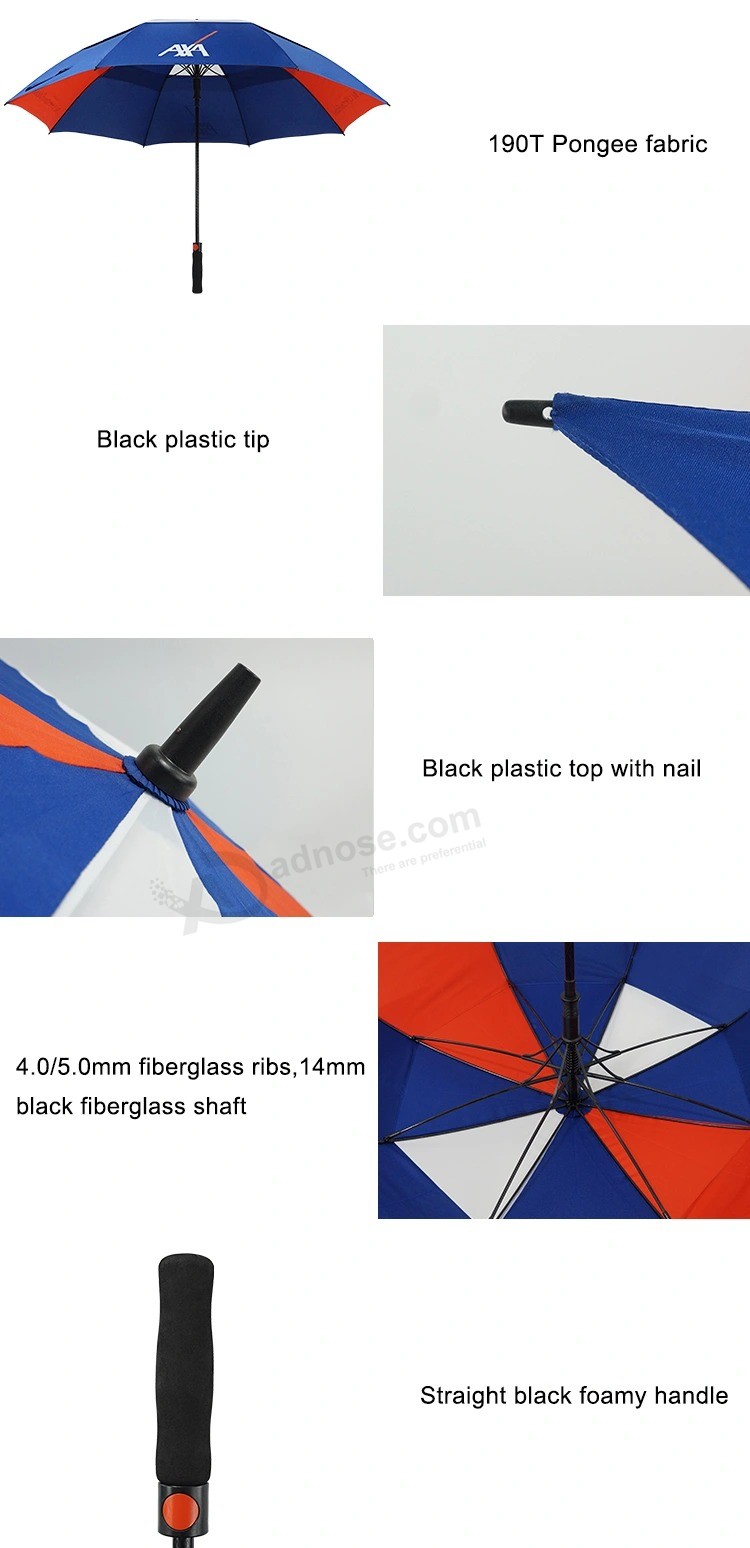 Hot sales 30inch advertising Hotel extra Large umbrella Golf with Logo Print