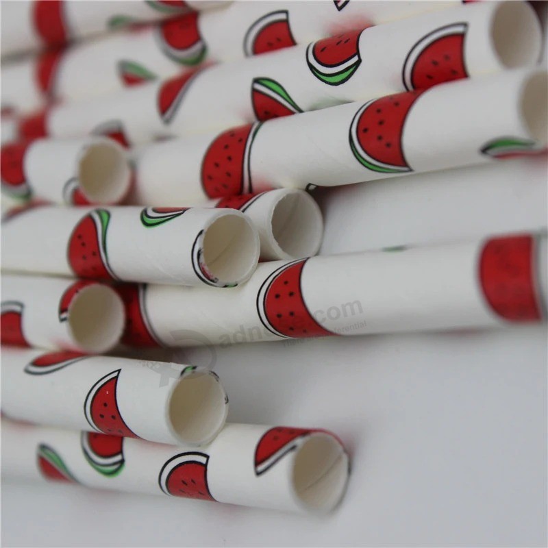 儿童饮水纸吸管生日聚会婚礼圣诞装饰创意可折叠饮水纸吸管