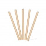 Respectueux de l’environnement non emballé en vrac 5000PCS paille en papier kraft