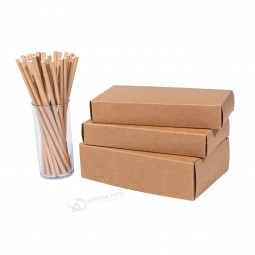 Lebensmittelverpackung biologisch abbaubar Umweltfreundliche Papierstrohhalme