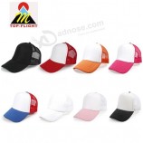 OEM personnalisé promotionnel pas cher en mousse maille camionneur casquette chapeau publicitaire