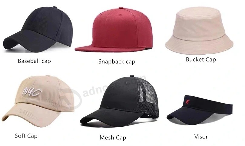 Индивидуальный дизайн Рекламная вышивка Хлопок с логотипом Бейсболка / Кепка Truker / Спортивная кепка / Кепка Snapback / Папина шляпа