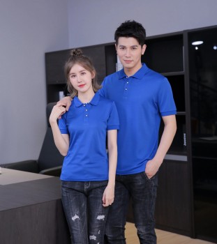 Рекламная основная мужская и женская футболка-поло, фирменная униформа-рубашка-поло