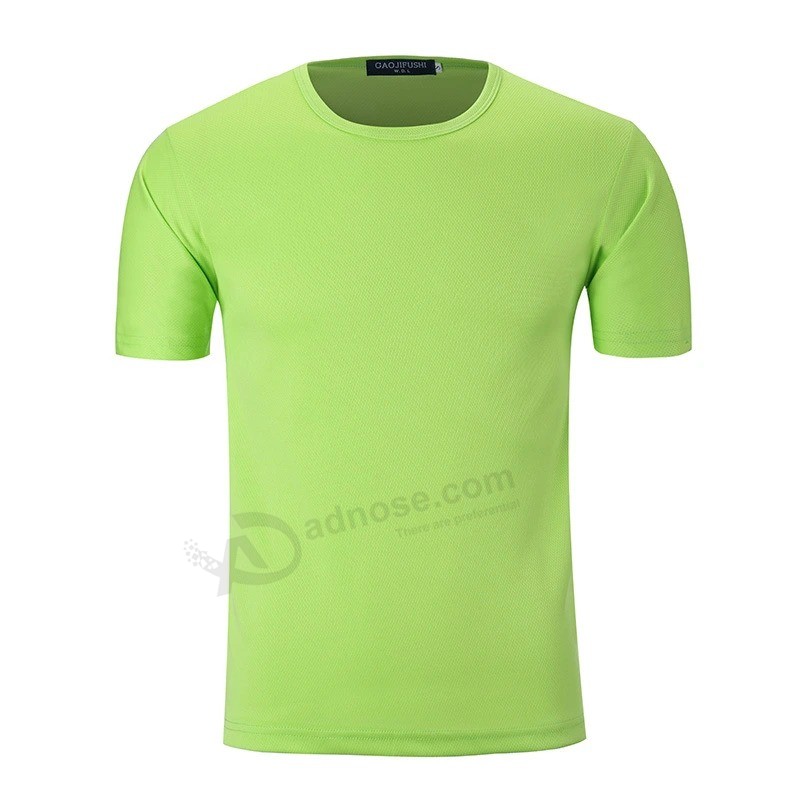 Goedkope promotionele reclame tshirt Marathon sport Dri Fit mesh Tshirt Custom