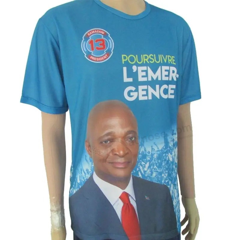 Elección de camisetas publicitarias al por mayor Artículos promocionales Camisa personalizada Camisetas serigrafiadas