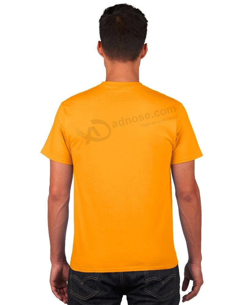 Großhandel Männer billig Baumwolle / Polyester Werbung Werbedruck T-Shirt