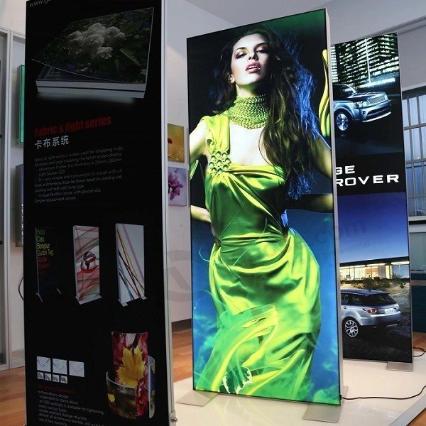 2020室内铝合金模块化展览展示架指示牌灯箱