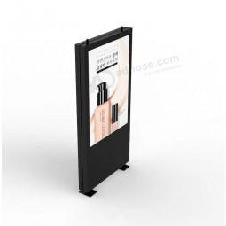 moldura de alumínio vertical de lado único para publicidade caixa de luz LED para exportação