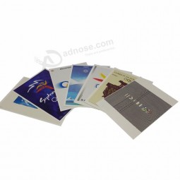 Impresión personalizada impresa en offset a todo color hecha postal