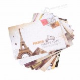 Vente en gros luxe personnalisé impression conception carte postale a5 dépliant brochure impression service