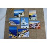 Carte postale imprimée en couleur imprimée en offset, impression personnalisée