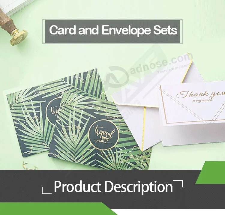 Factory custom Business card Printing postcard with Envelope