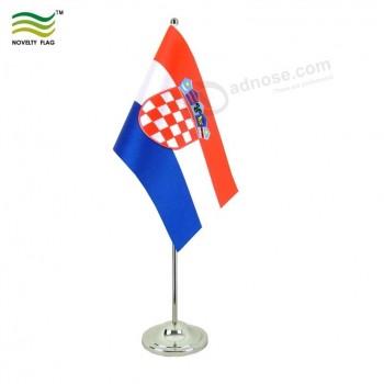 Drapeau de table de bureau de haute qualité pour cadeau