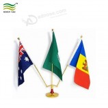 Poste de plástico personalizado de impresión digital y mesa base / bandera de escritorio (B-nf09m05007)