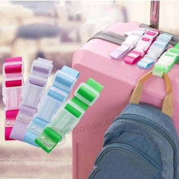 Portable Baggage Belt Hook Clip Handsfree Easy Travelling Hold Luggage Belt Straps Fixed Clip Fasteners